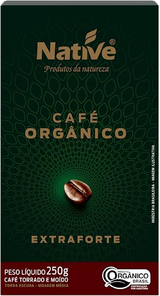 Café Orgânico Torrado e Moído Extraforte Native 250g